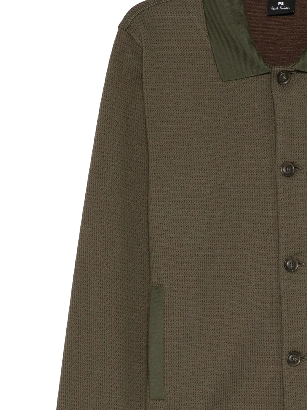 PS Paul Smith Trui met polokraag en knopen Groen