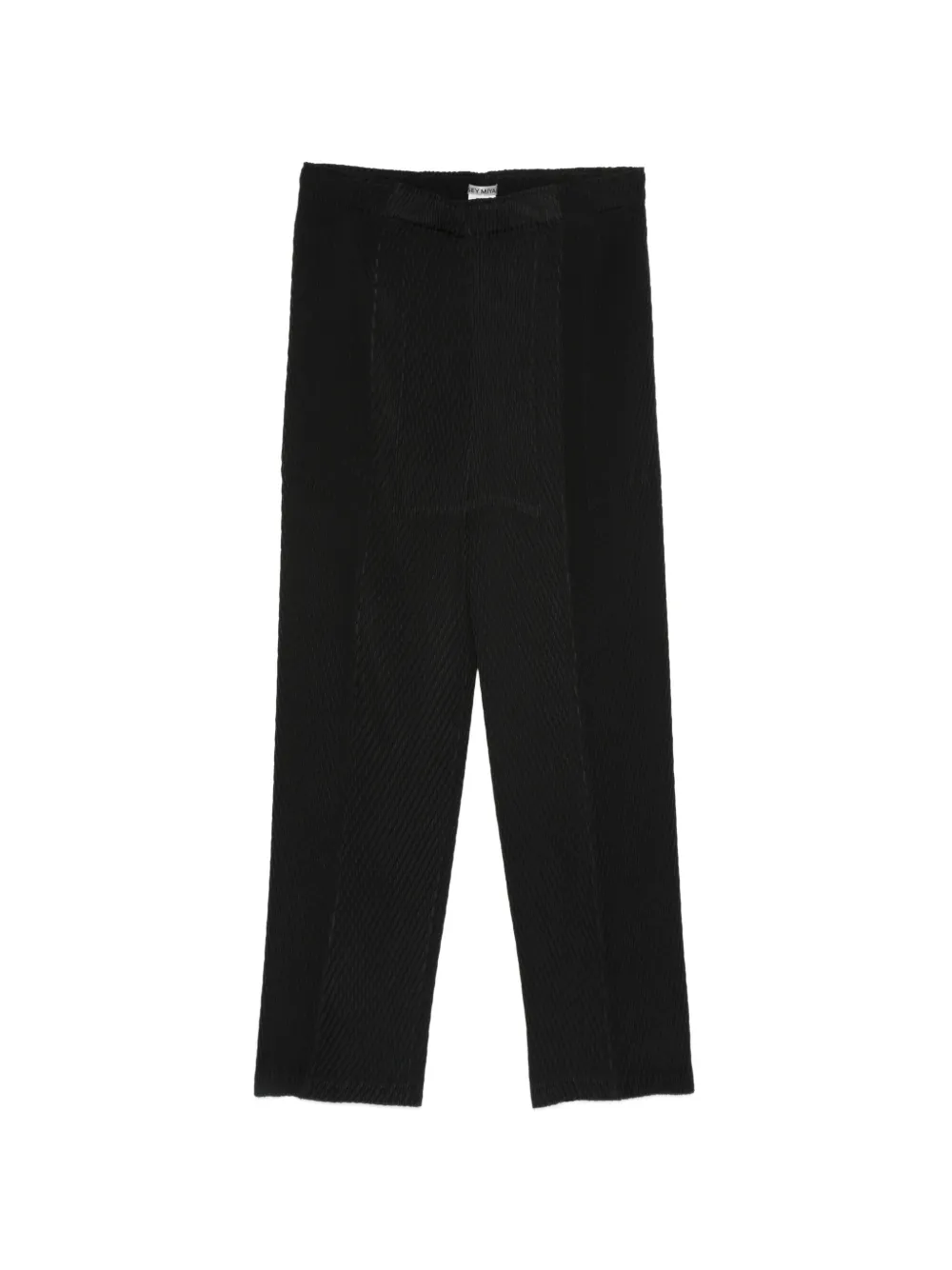 Issey Miyake plissé-effect cropped trousers