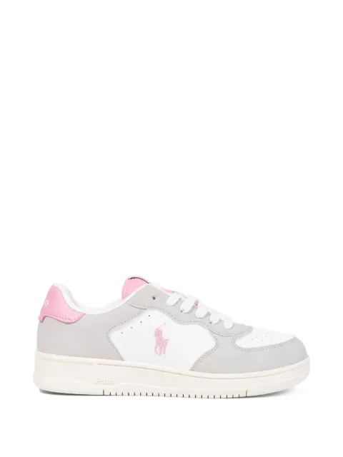 POLO RALPH LAUREN KIDS tenis con parche del logo y paneles