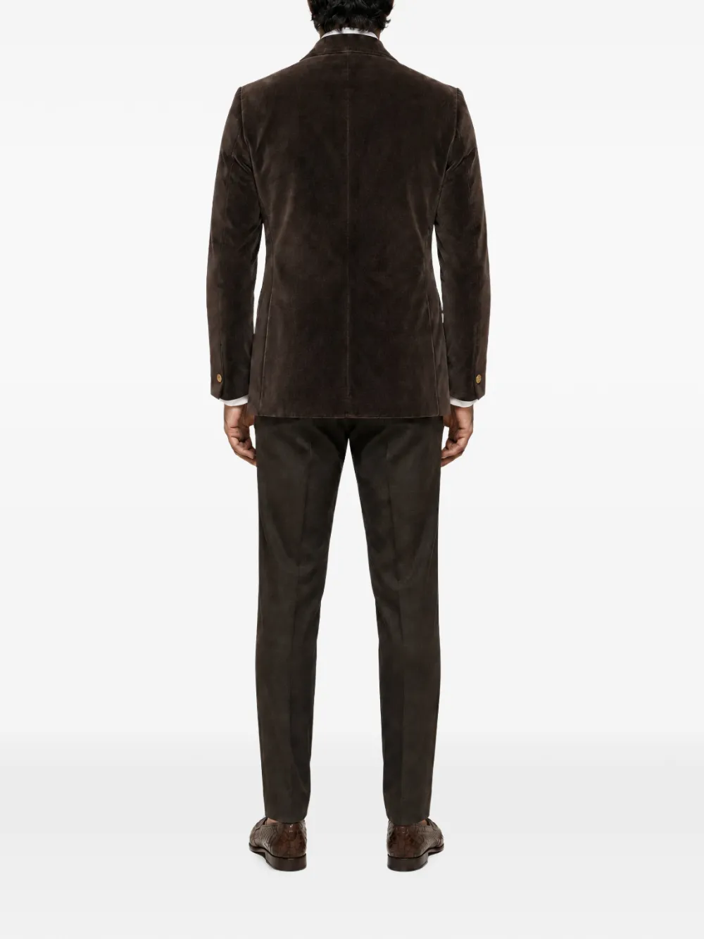 FRANZESE COLLECTION Oscar-winnende Red Carpet blazer met dubbele rij knopen Bruin