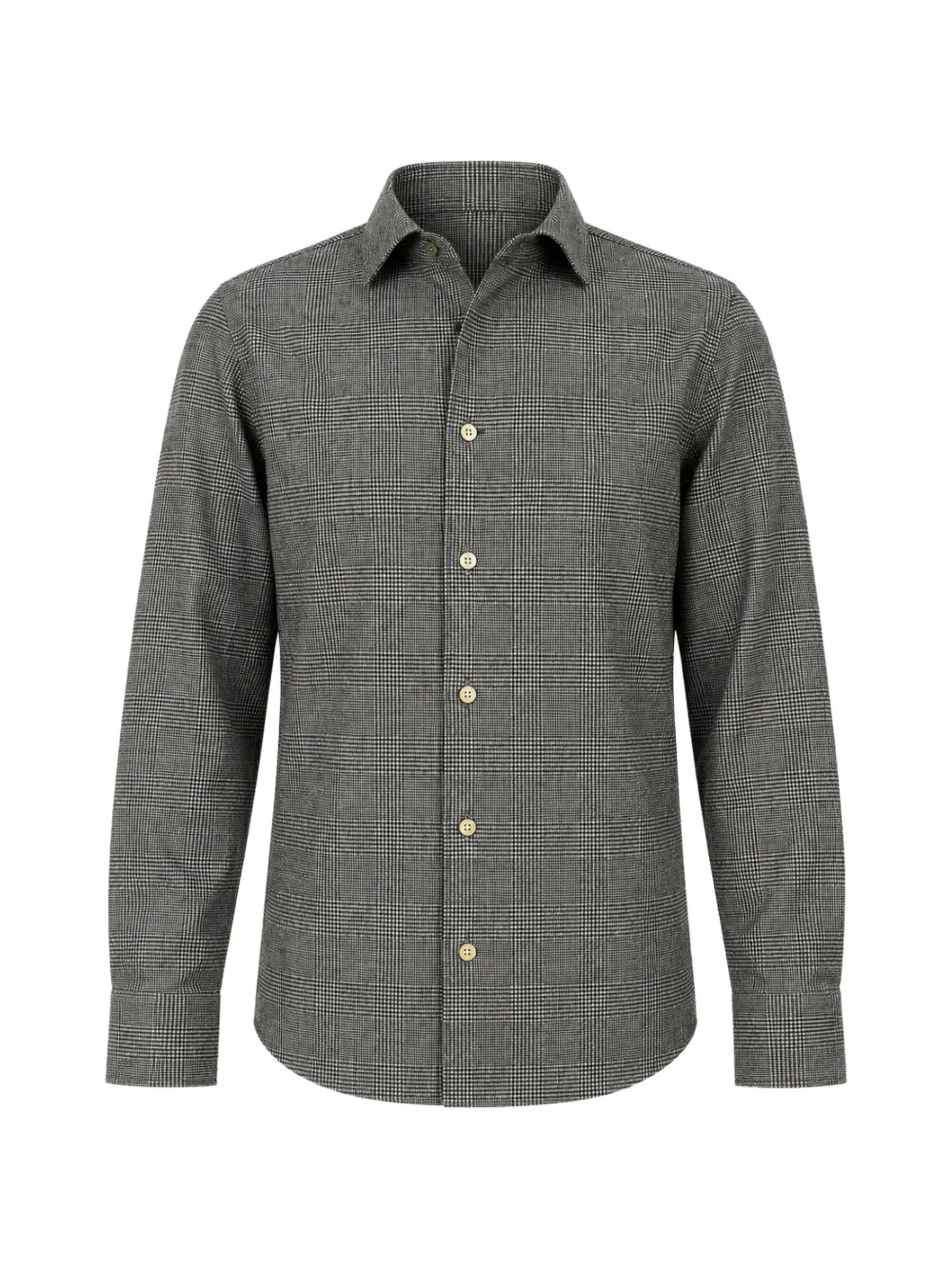 FRANZESE COLLECTION check-pattern shirt - Grigio