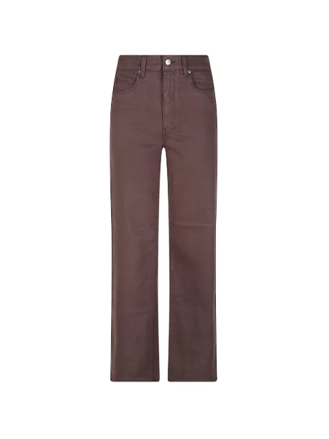 PAIGE coated high-rise jeans
