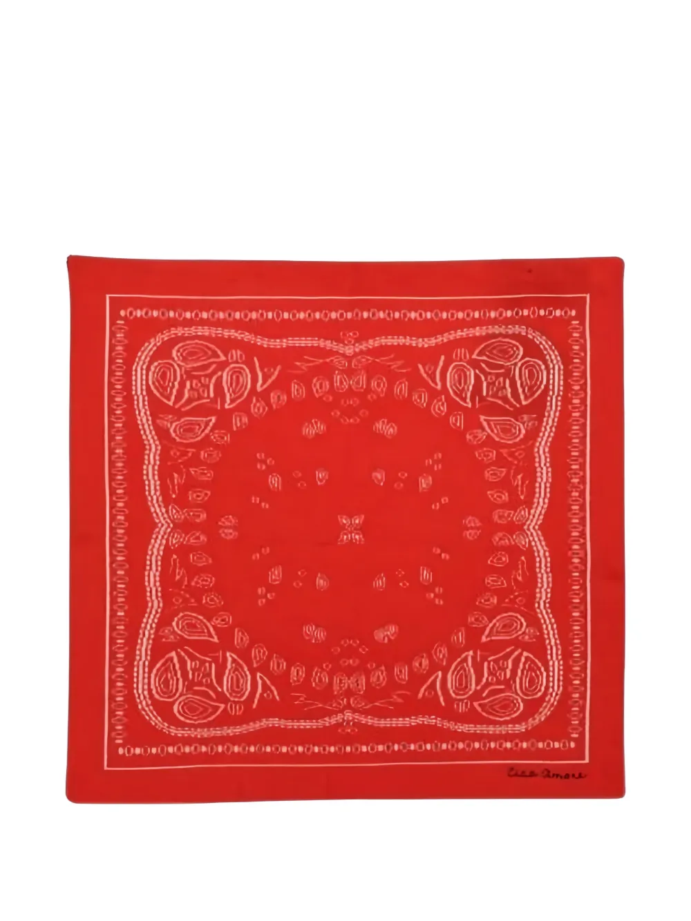 Giada Benincasa Ciao Amore paisley-print scarf - Rosso