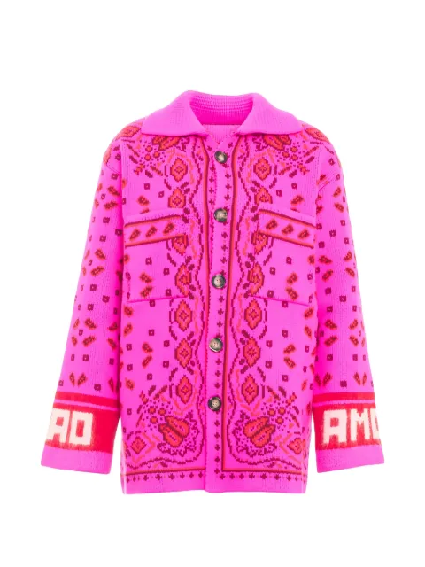 Giada Benincasa intarsia-knit button-down cardigan