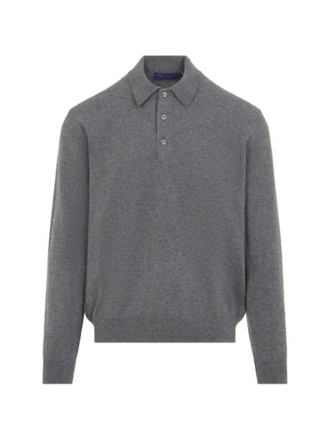Ralph Lauren Purple Label cashmere polo sweater