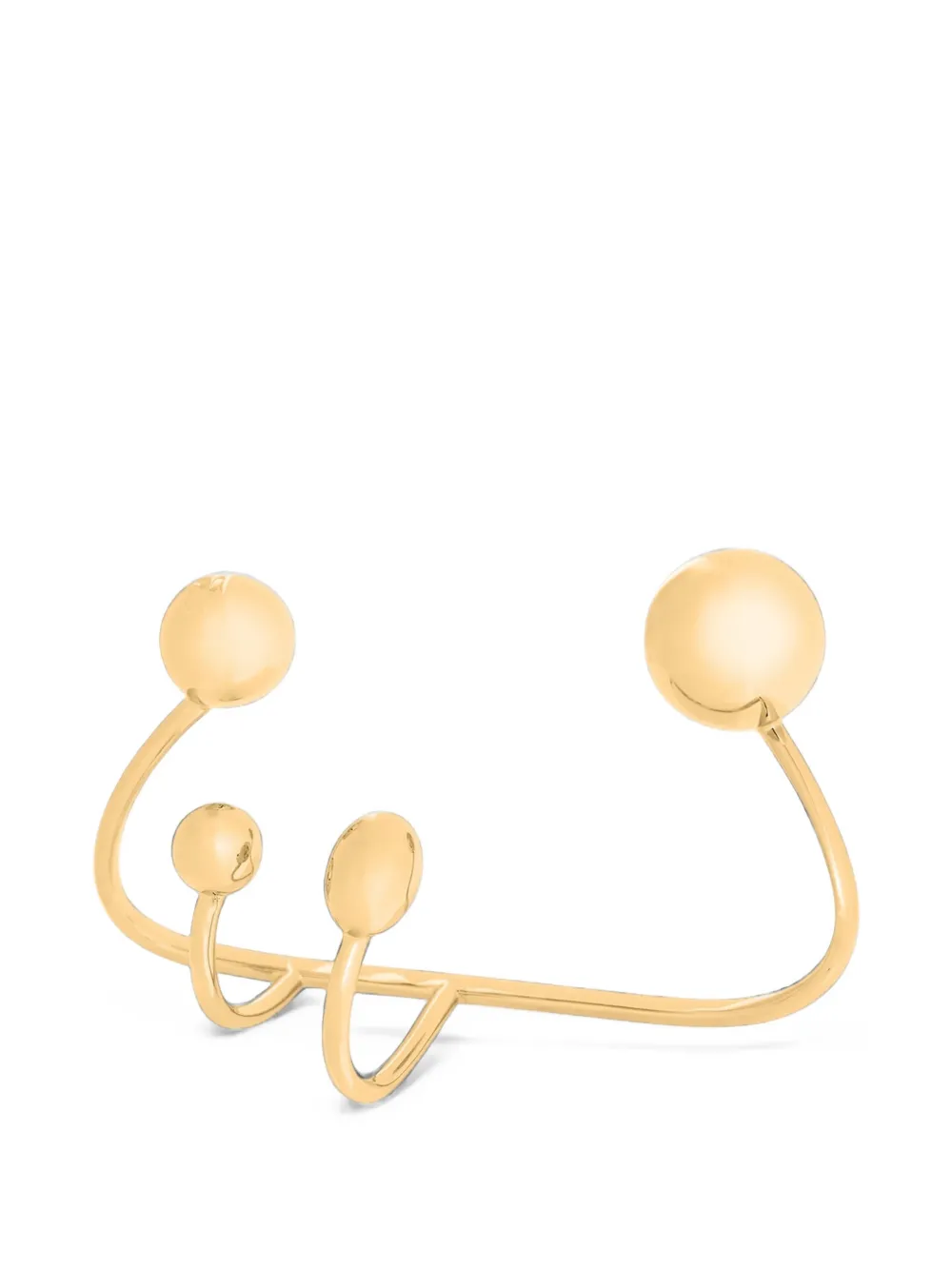 Rabanne gold punk hand jewelery - Oro