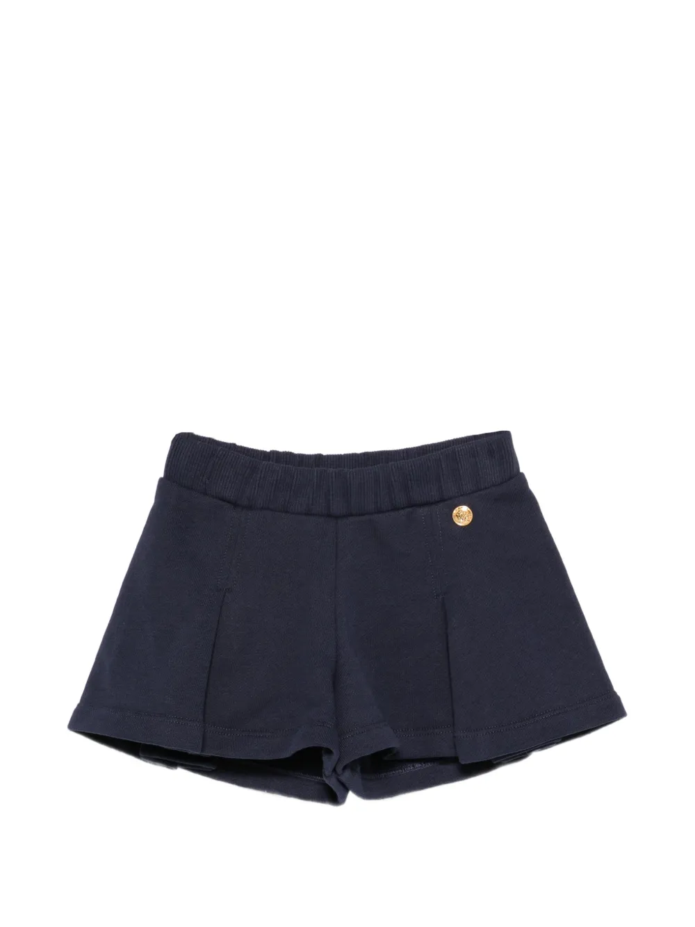 Versace Kids pleated shorts - Blu