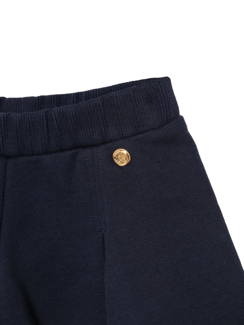 Versace Kids Geplooide shorts Blauw