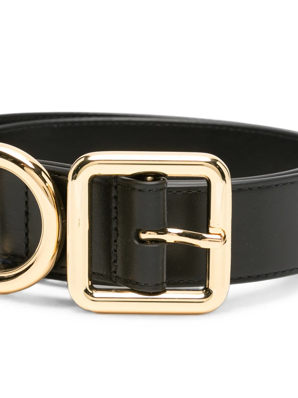 Jacquemus Reg riem met geometrische gesp Zwart
