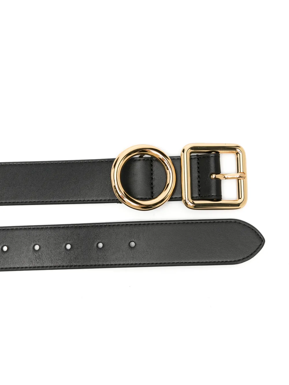 Jacquemus Reg riem met geometrische gesp Zwart