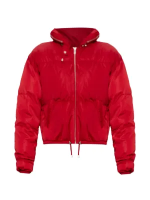 VETEMENTS Hooded Bomber Jacket | Red | FARFETCH