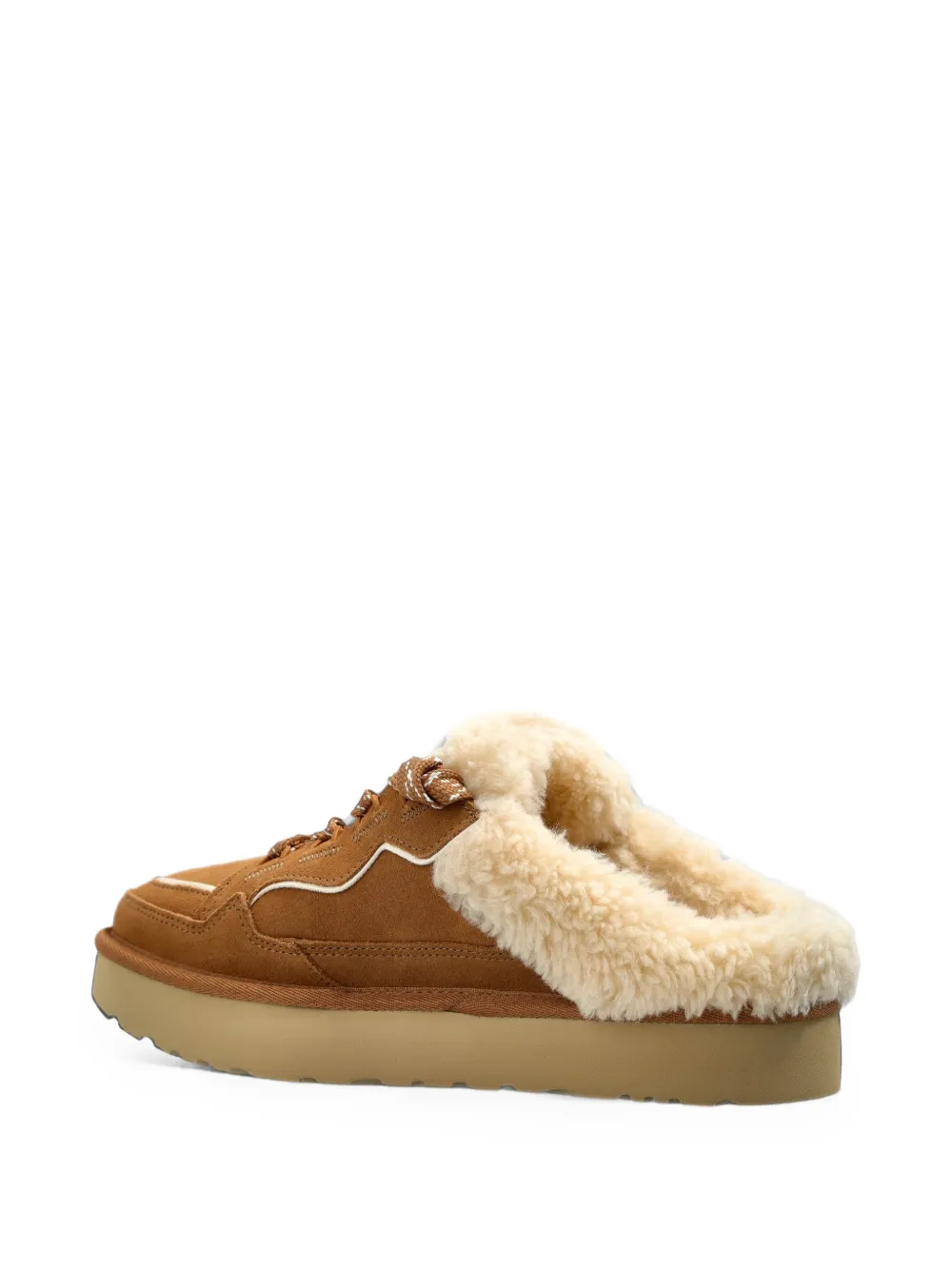 UGG Lowmel shearling-trim slippers Bruin