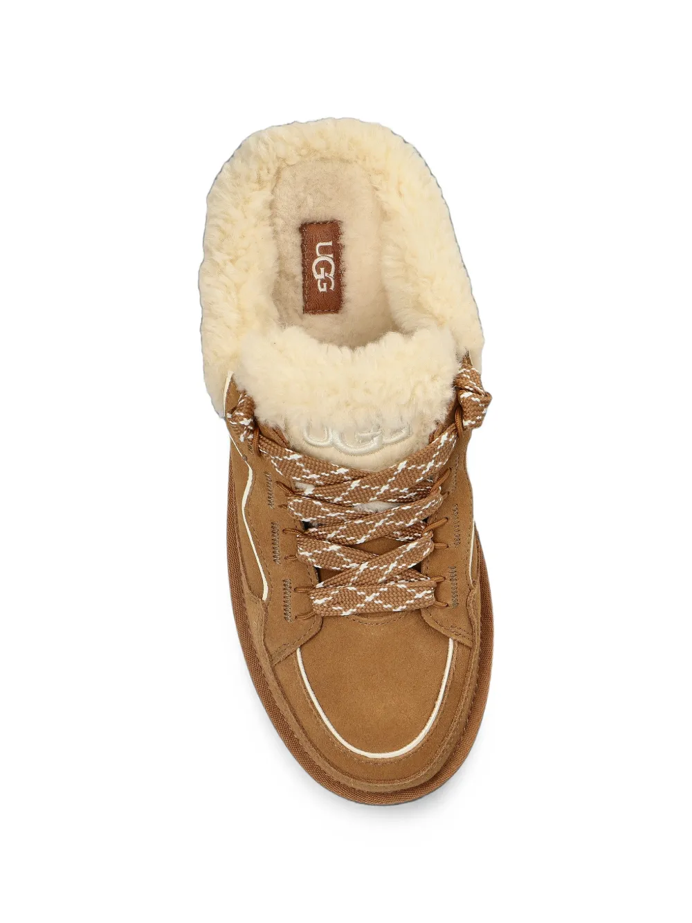 UGG Lowmel shearling-trim slippers Bruin