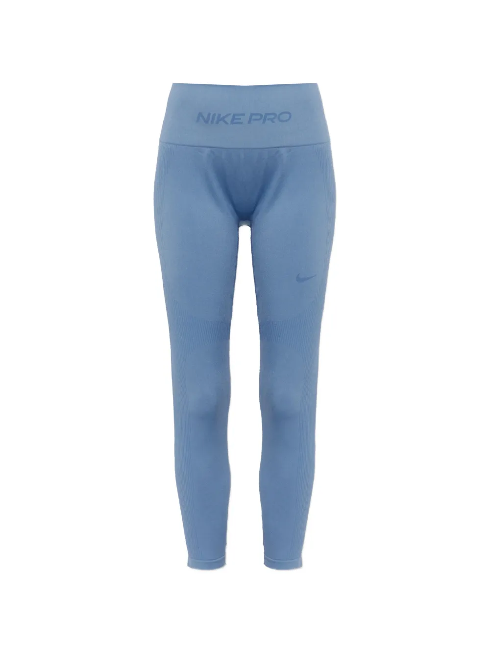 Nike Pro seamless high-waisted leggings Blauw