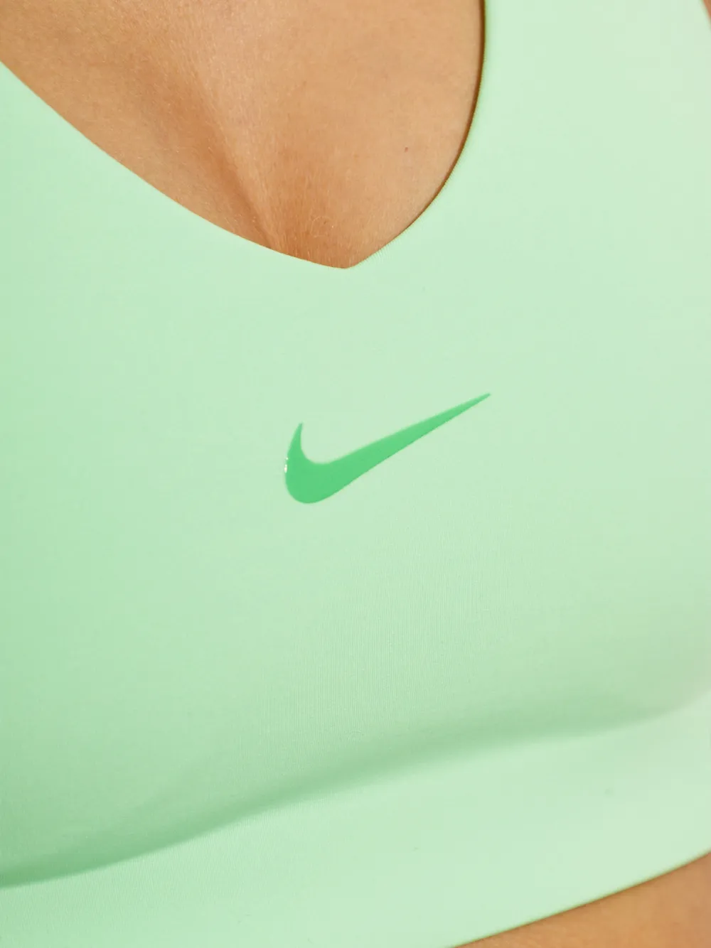 Nike Sport-bh met logoprint Groen