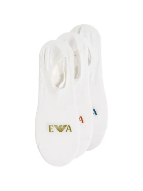 Emporio Armani logo-embroidered socks (set of 3)
