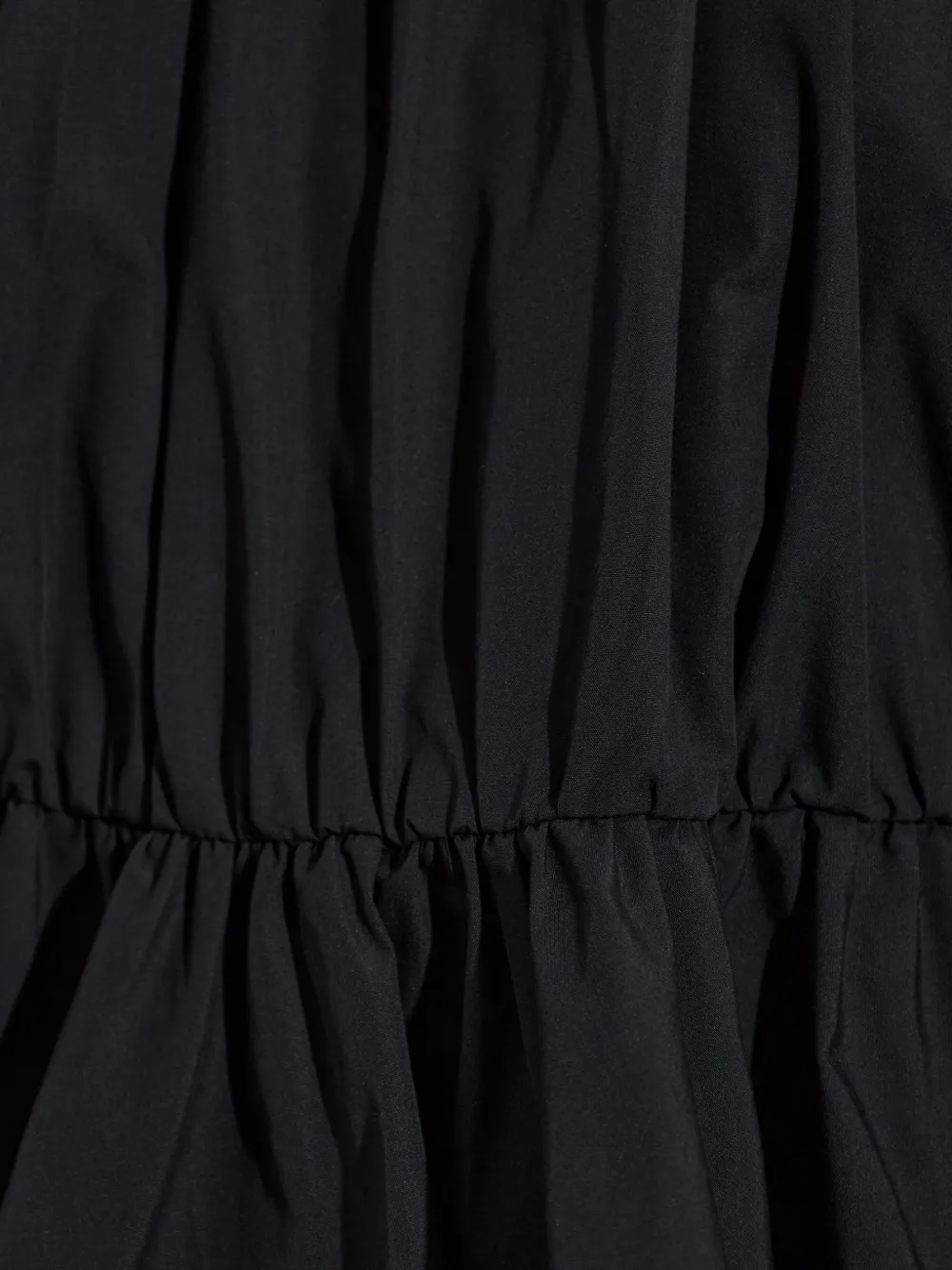 GANNI puff-sleeves blouse Zwart