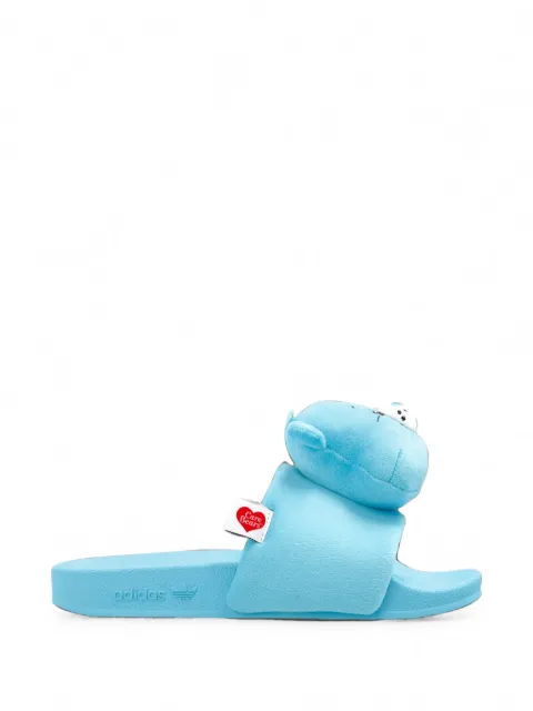 adidas x Care Bears plush sandals
