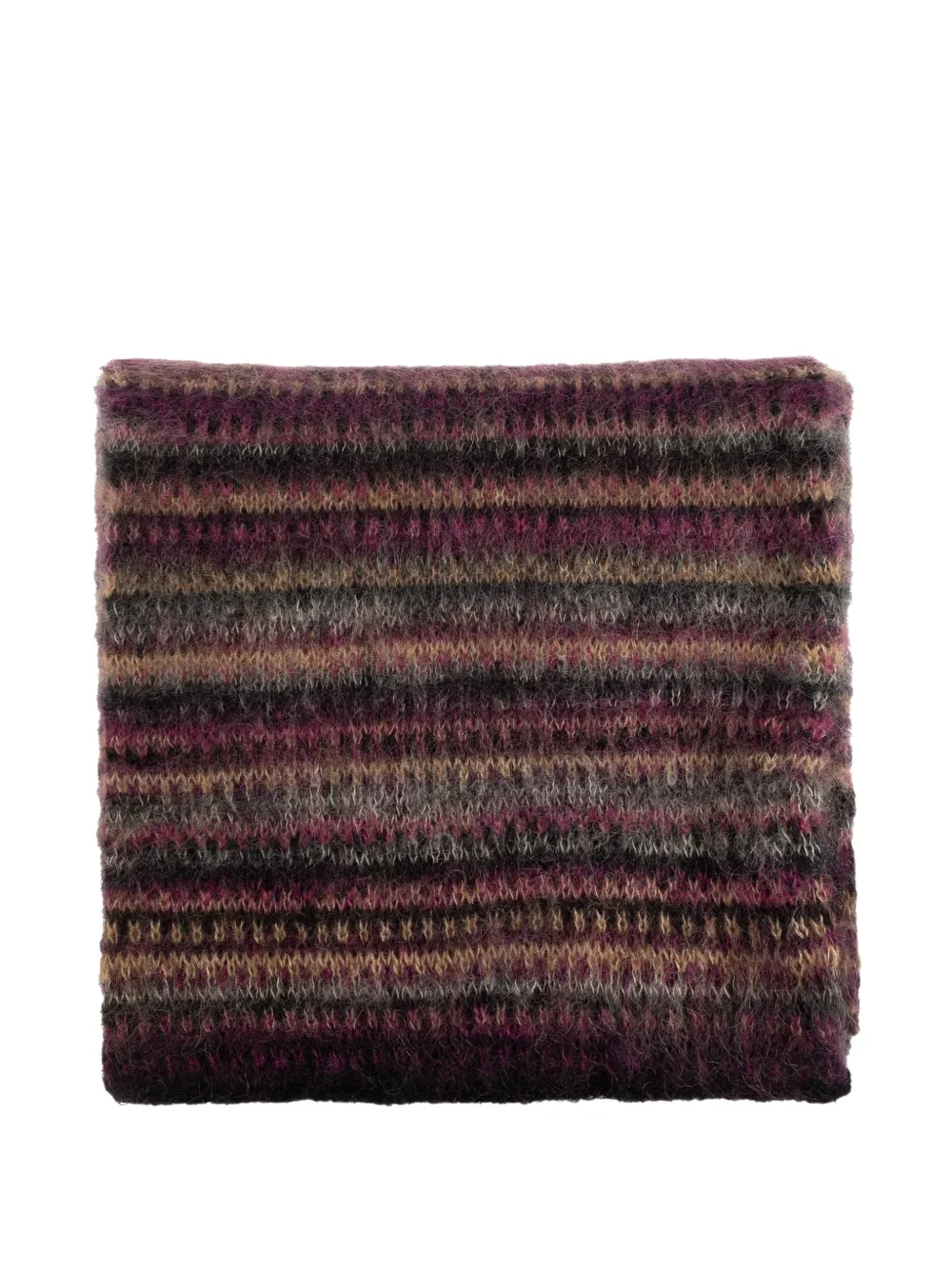 ISABEL MARANT Mouna striped scarf - Viola