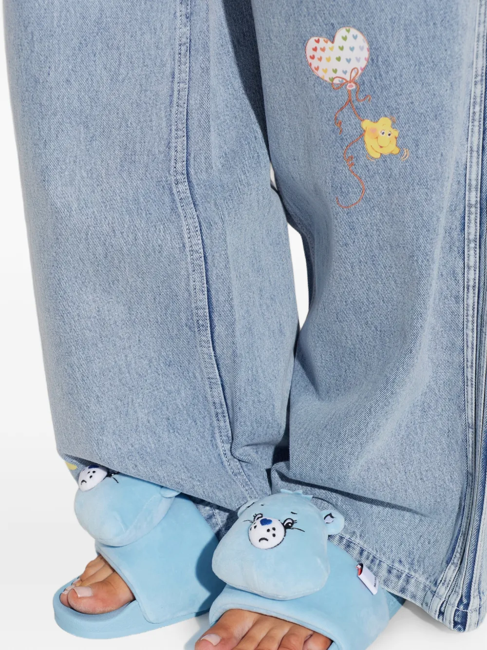 adidas x Care Bears Adilette slides Blauw
