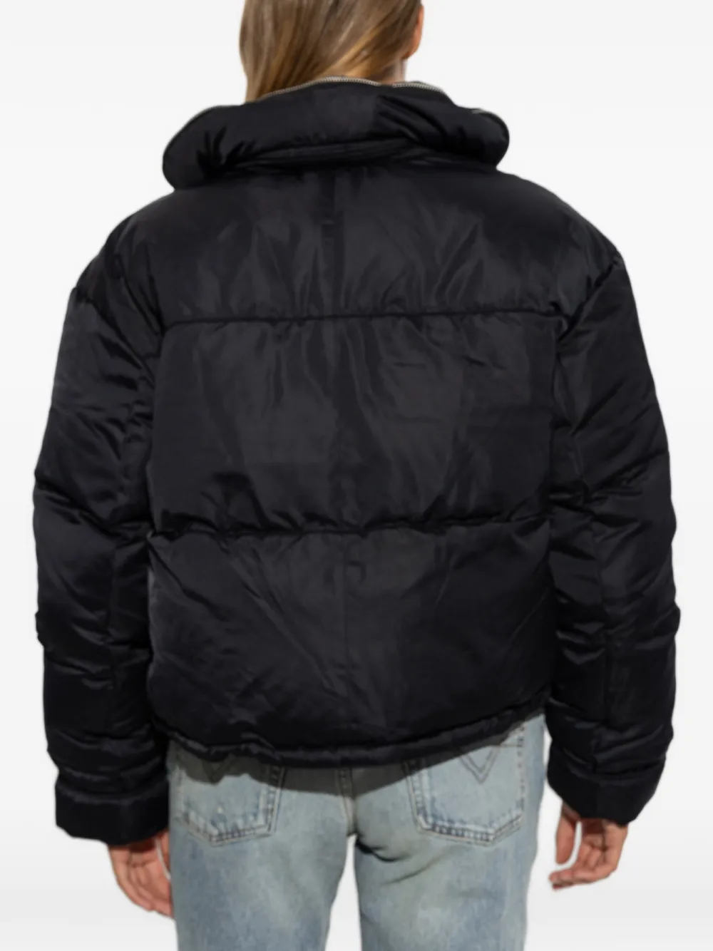 ISABEL MARANT Gewatteerd jack met capuchon Zwart