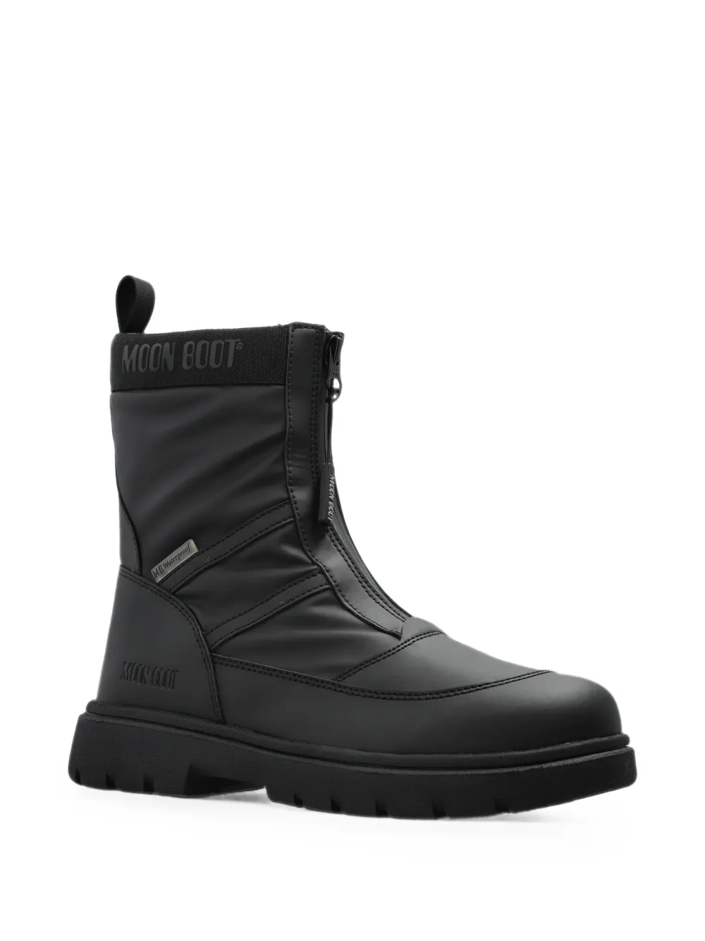 Moon Boot MB Combat Zip ankle boots Zwart
