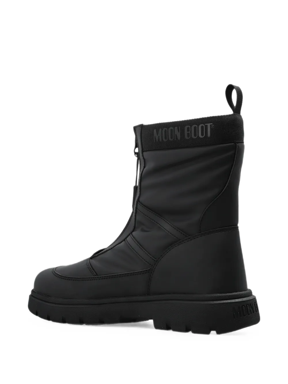 Moon Boot MB Combat Zip ankle boots Zwart