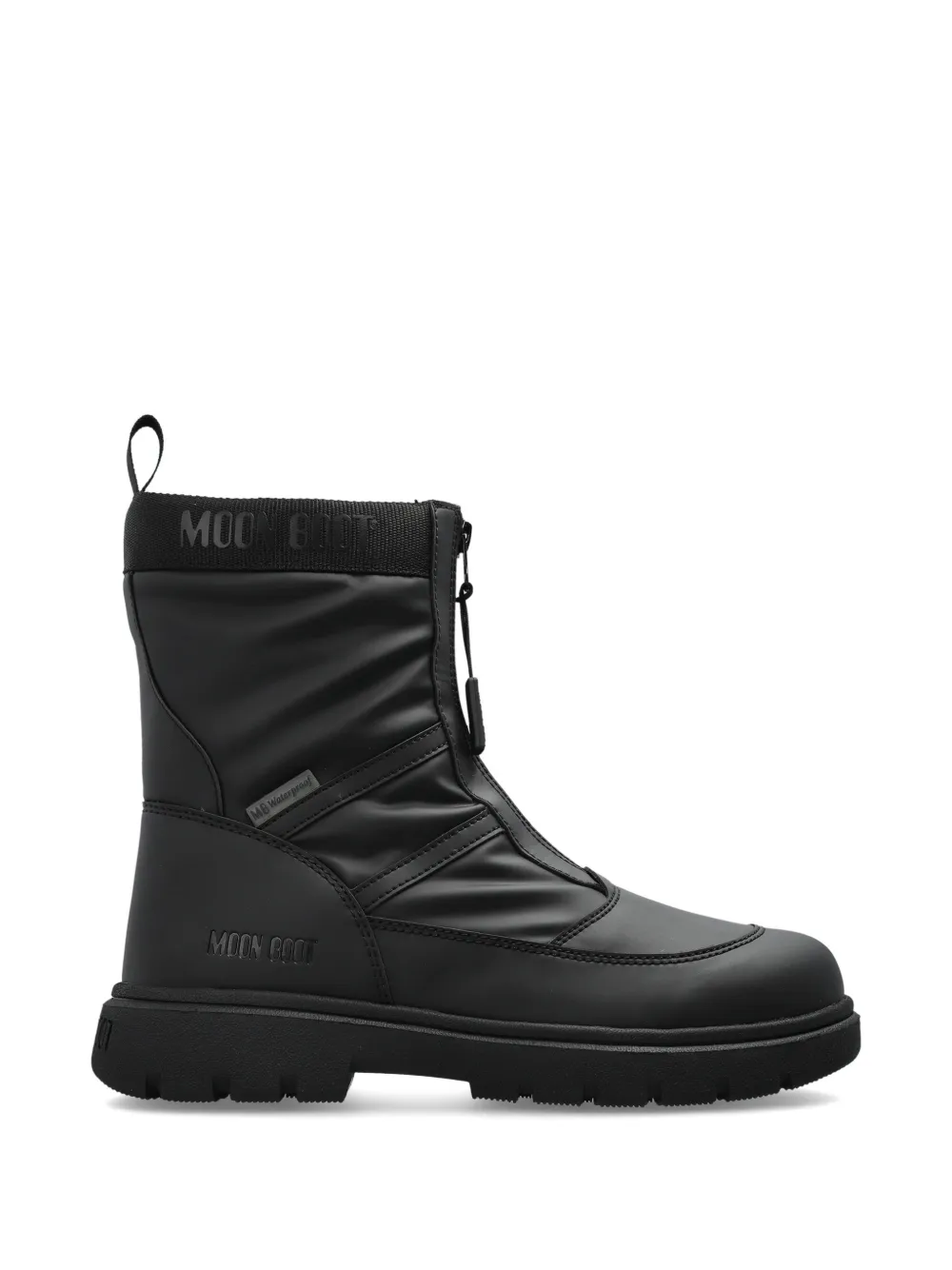 Moon Boot MB Combat Zip ankle boots Zwart