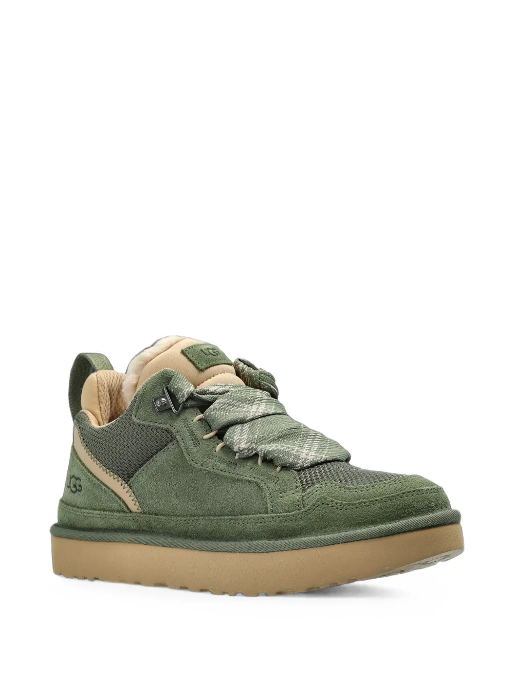 UGG Lowmel panelled leather sneakers Groen