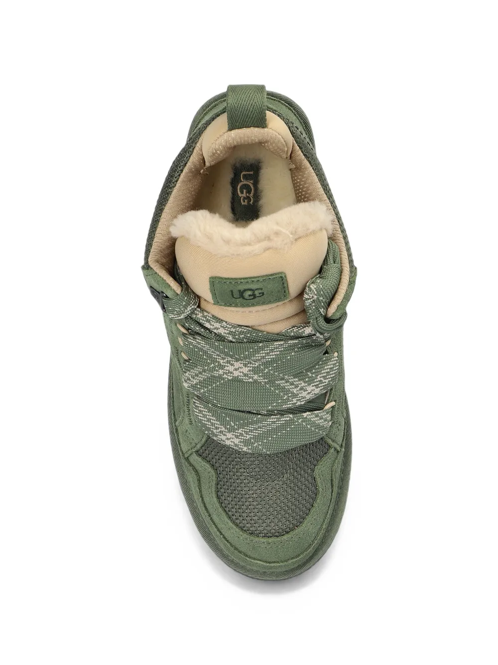 UGG Lowmel panelled leather sneakers Groen