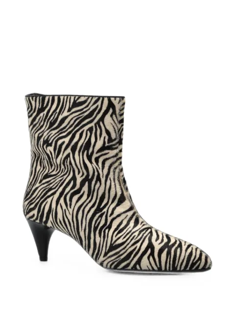 ISABEL MARANT botines Jiry con motivo de cebra