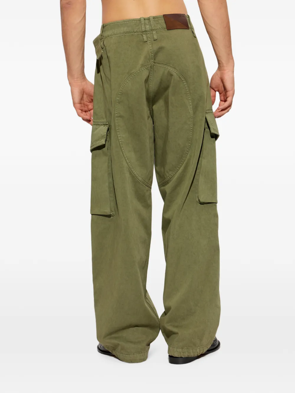 LOEWE Cargo broek met ceintuur Groen