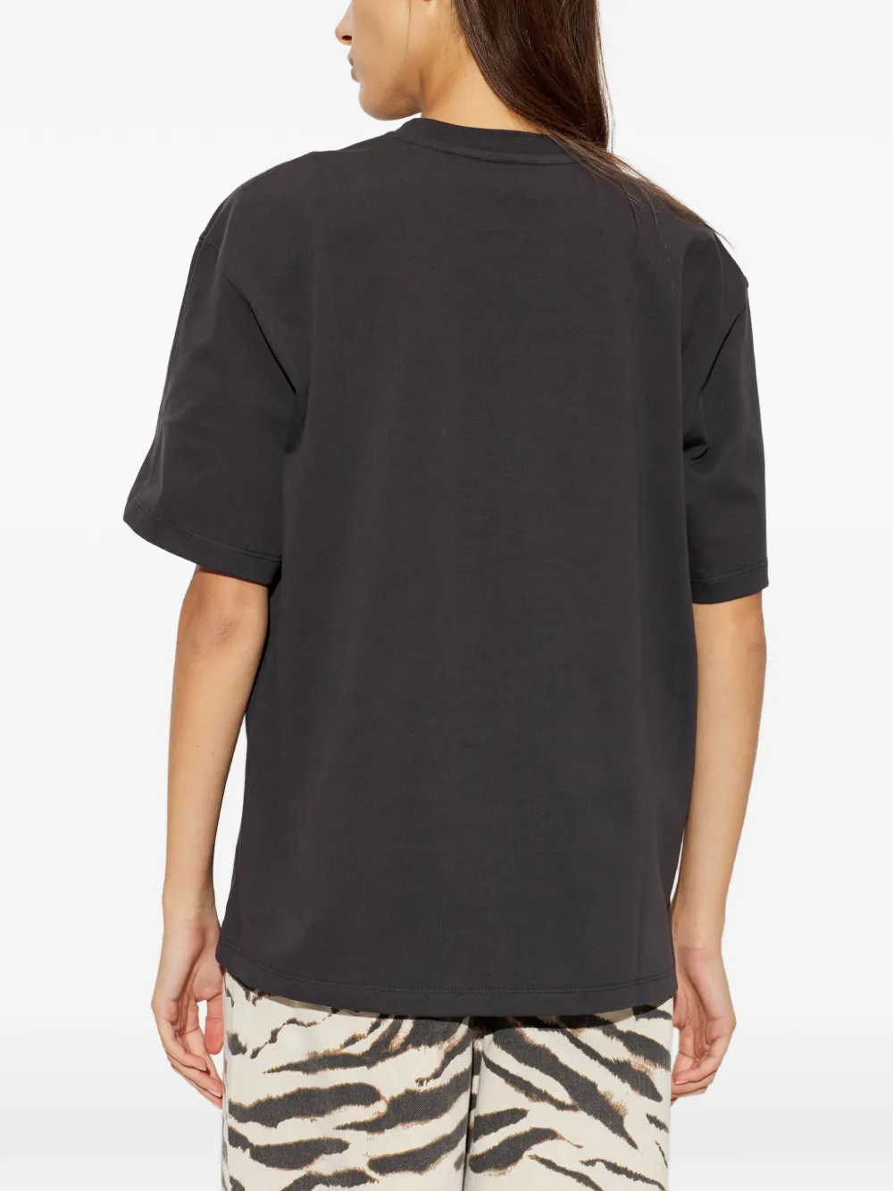 GANNI Forest Teddy T-shirt met grafische print Grijs