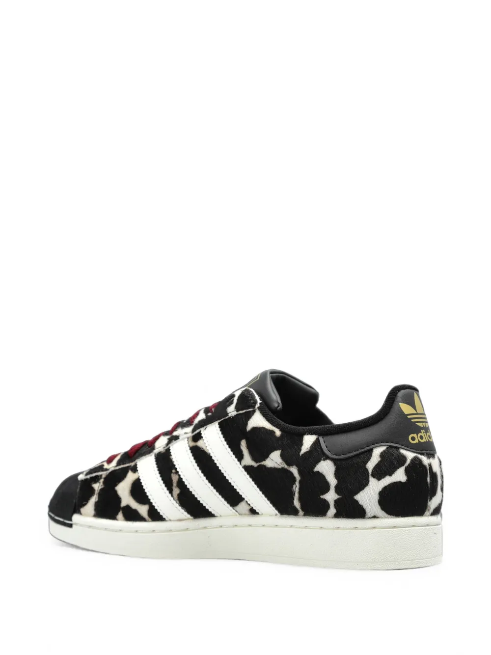adidas Superstar II cow-print sneakers Zwart