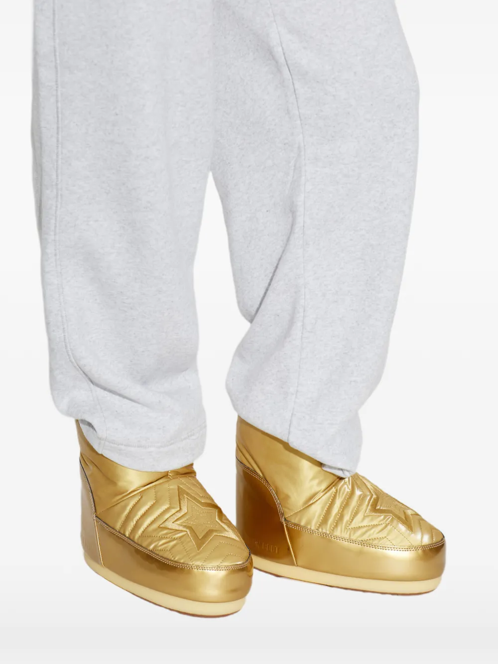 Moon Boot Icon Low Comet Chrome snow boots Goud