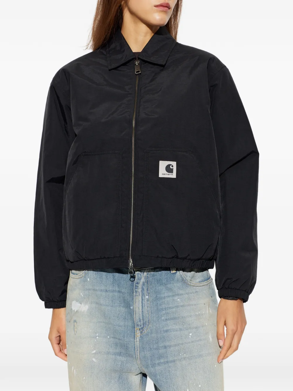 Carhartt WIP Stanwood geïsoleerd jack Zwart