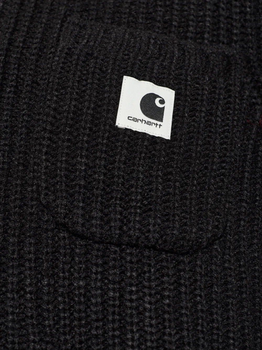 Carhartt WIP Michigan ribbed-knit cardigan Zwart