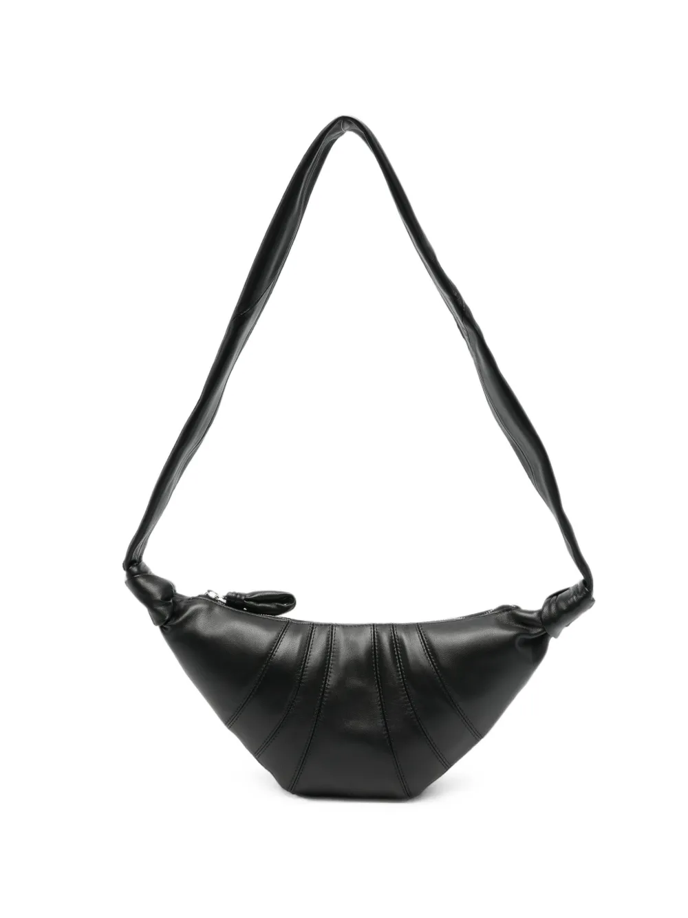 LEMAIRE Croissant leather shoulder bag - Nero