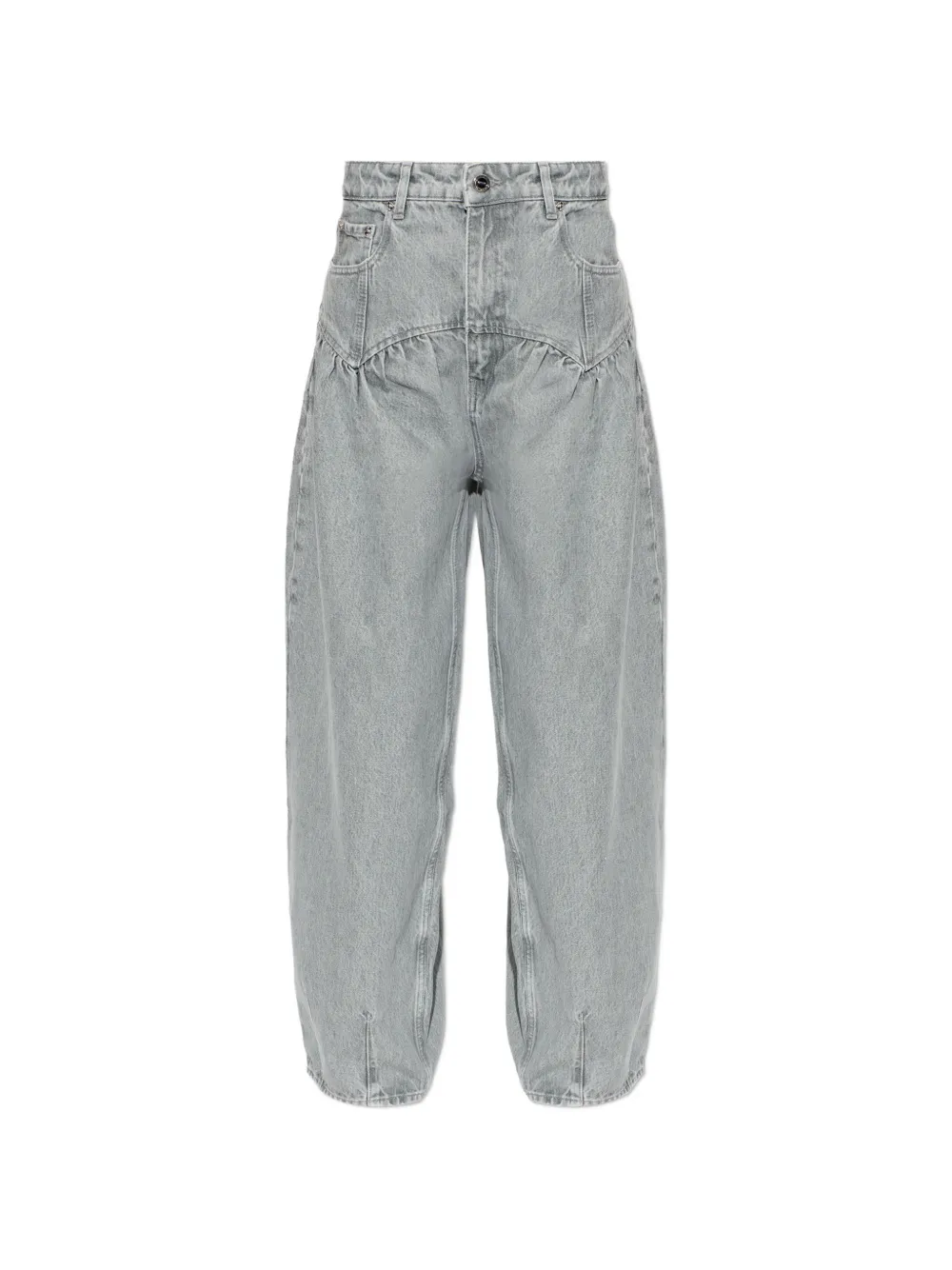 GANNI Jeans con passanti per cintura - Grigio