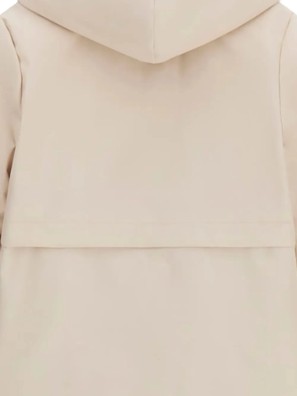 guess kids hooded double-breasted coat Beige