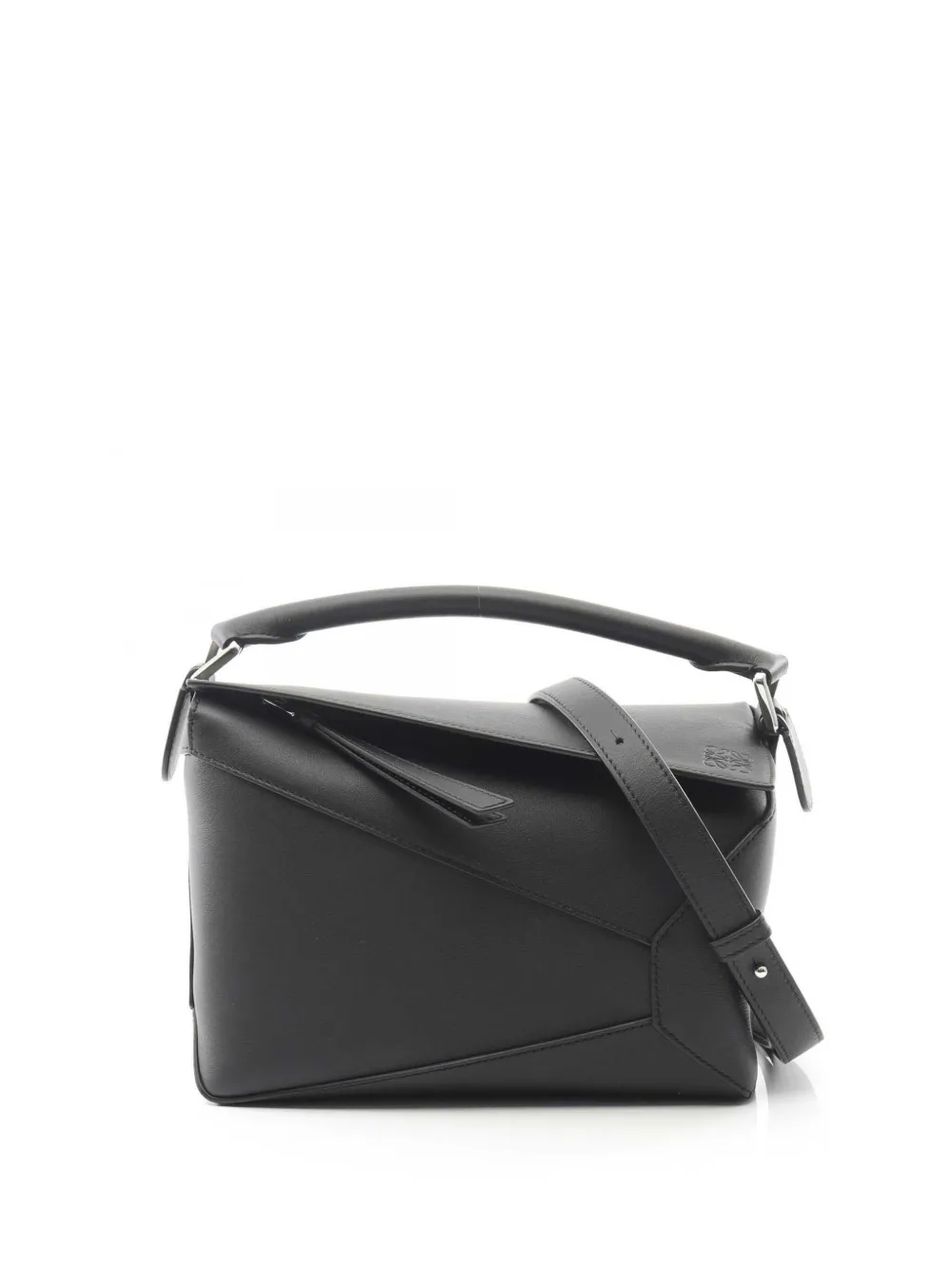 Loewe Pre-Owned 2010-2026 Small Calfskin Puzzle satchel - Schwarz