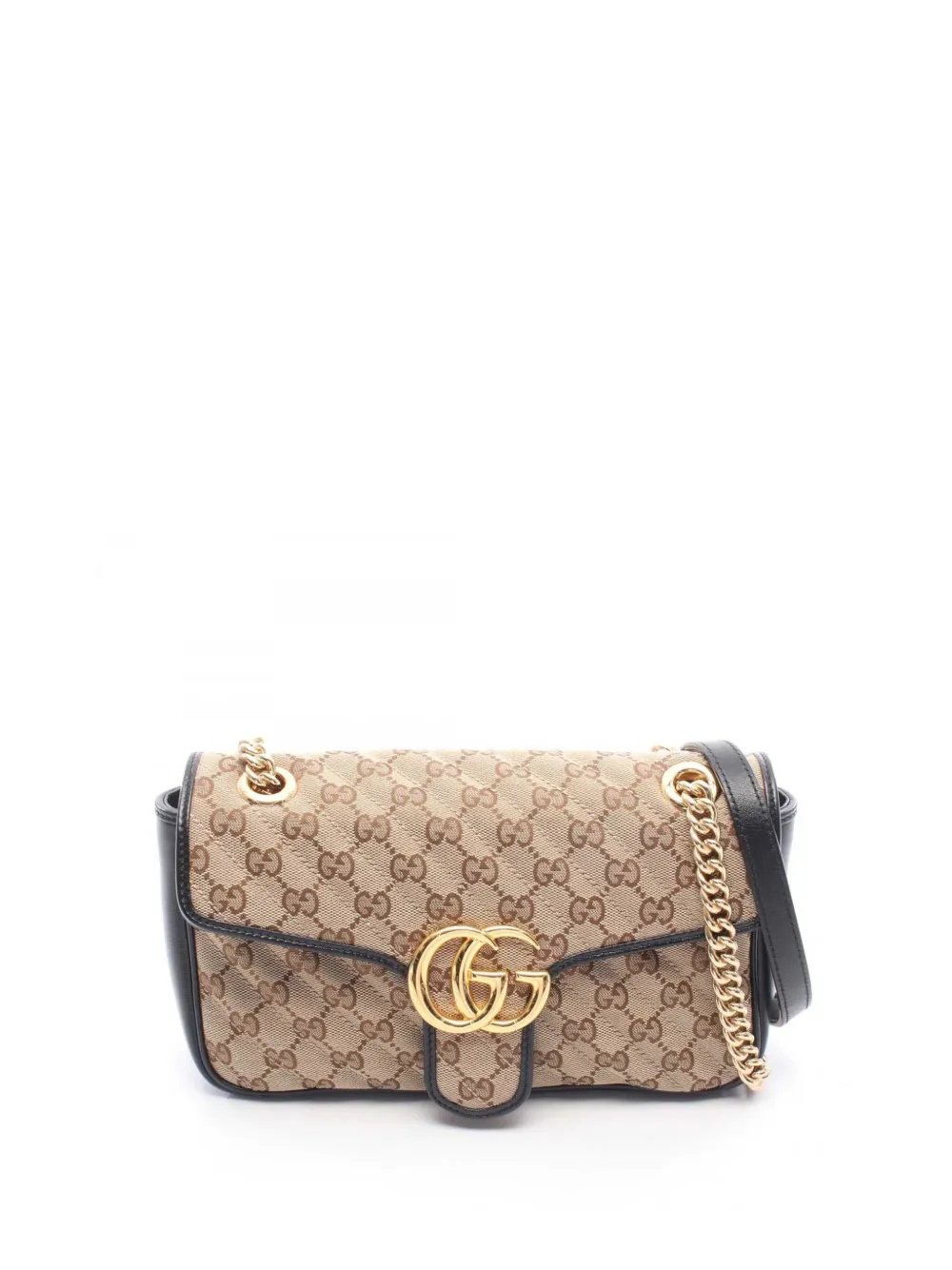 Gucci Pre-Owned 2000-2015 Medium GG Marmont Matelasse Diagonal GG Canvas shoulder bag - Toni neutri