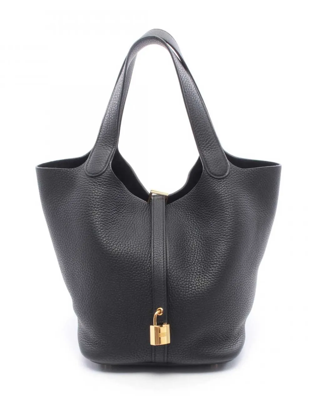 Hermès Pre-Owned 2022 Clemence Picotin Lock 22 handbag - Nero