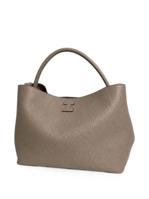 IACUCCI logo-patch pebbled tote bag