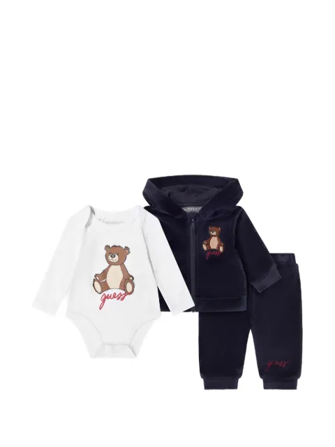 guess kids teddy-motif tracksuit
