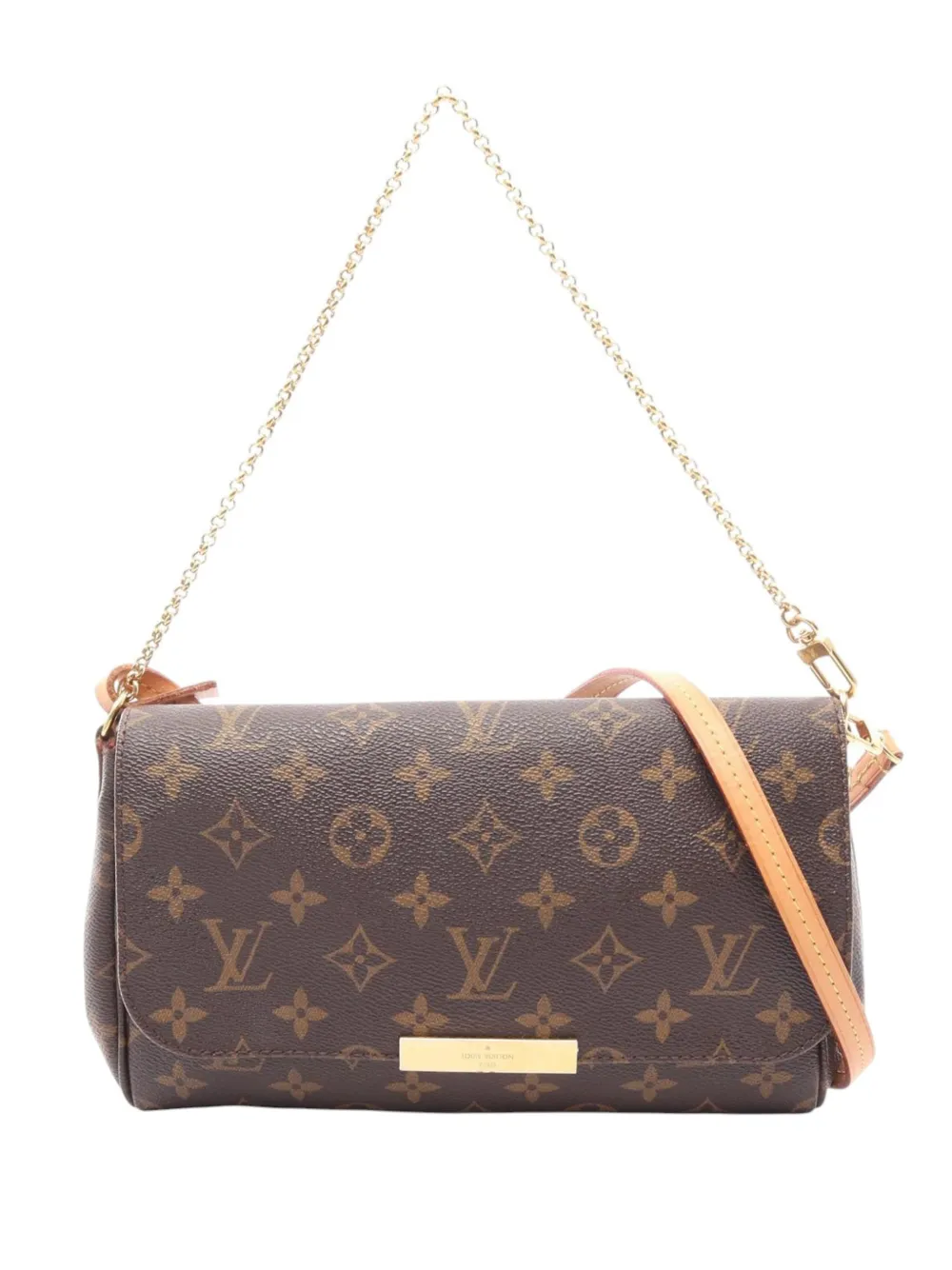 Louis Vuitton Pre-Owned 2012 Monogram Favorite MM satchel - Marrone