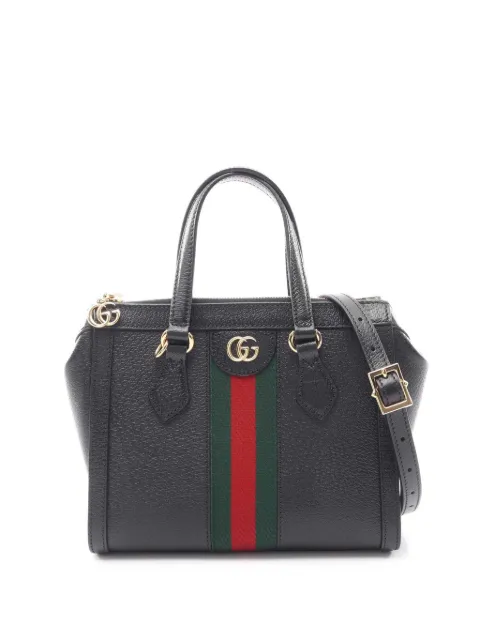 Gucci Pre-Owned 2000-2015 Small Leather Web Ophidia satchel