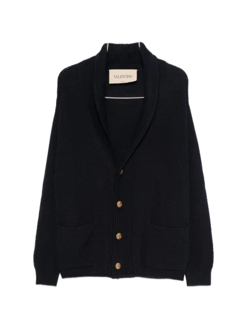 Valentino Garavani shawl-lapel button-up cardigan