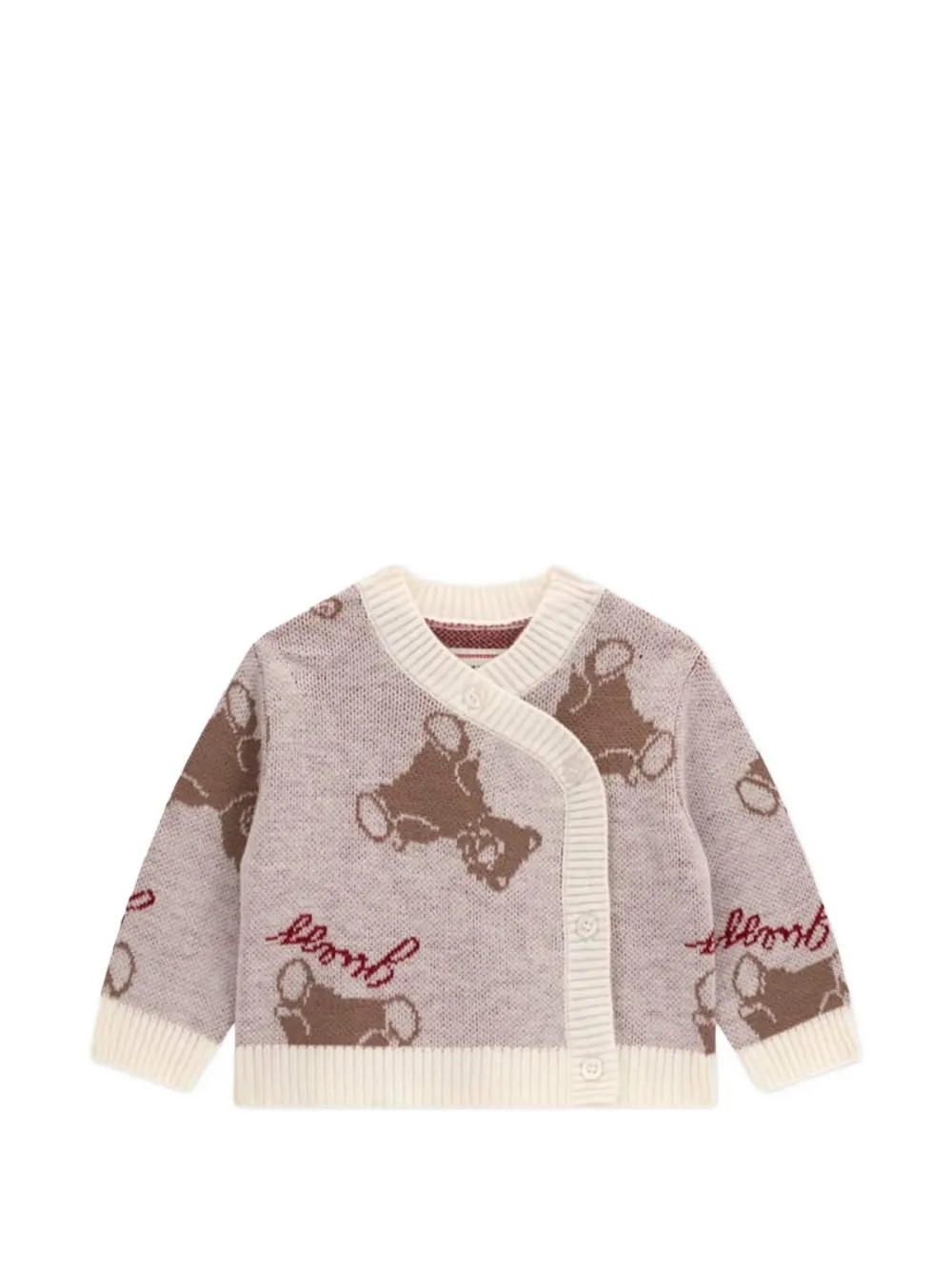 guess kids Gebreide set met beer-patroon Beige