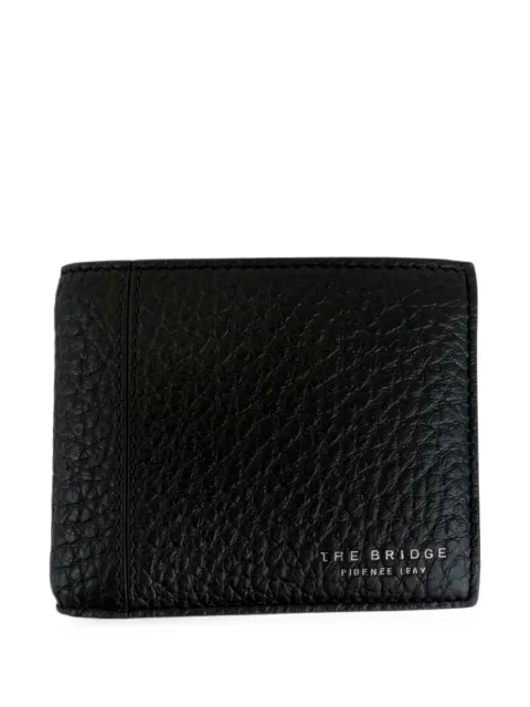 The Bridge logo-print leather wallet
